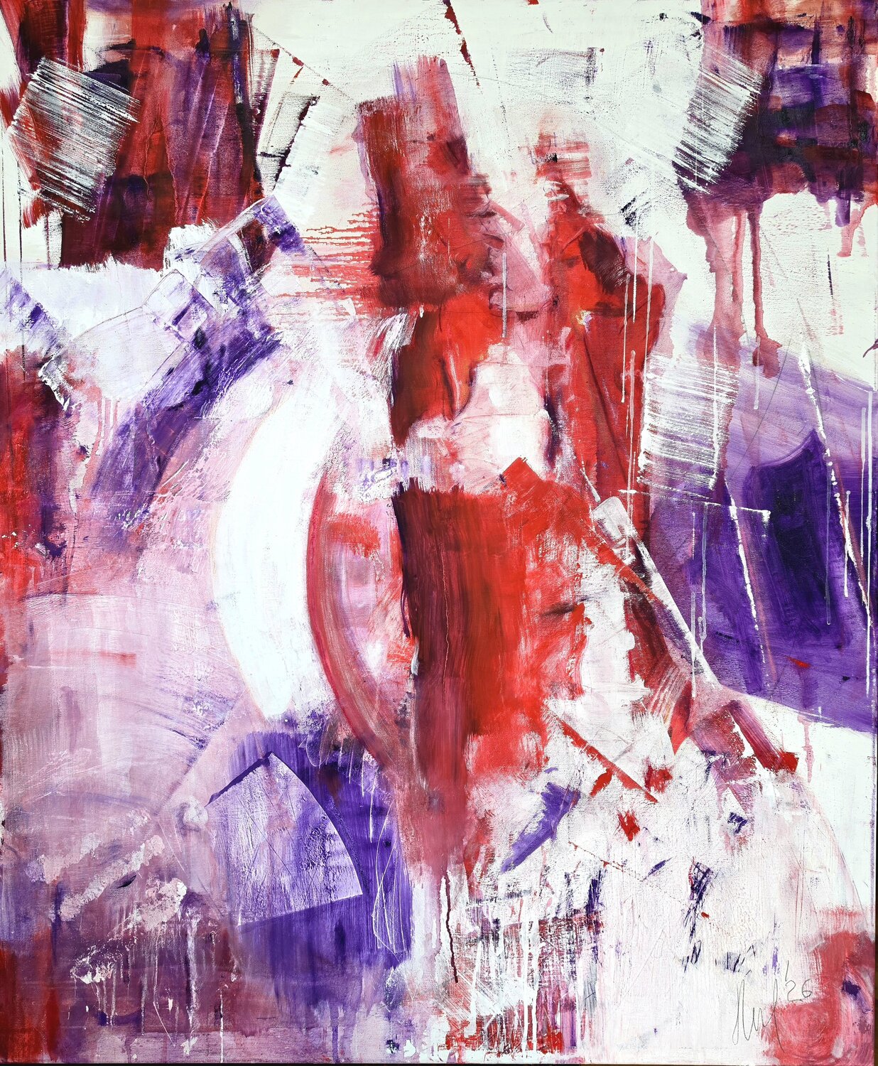 breaking up Ernst-Martin HEEL Original painting for sale