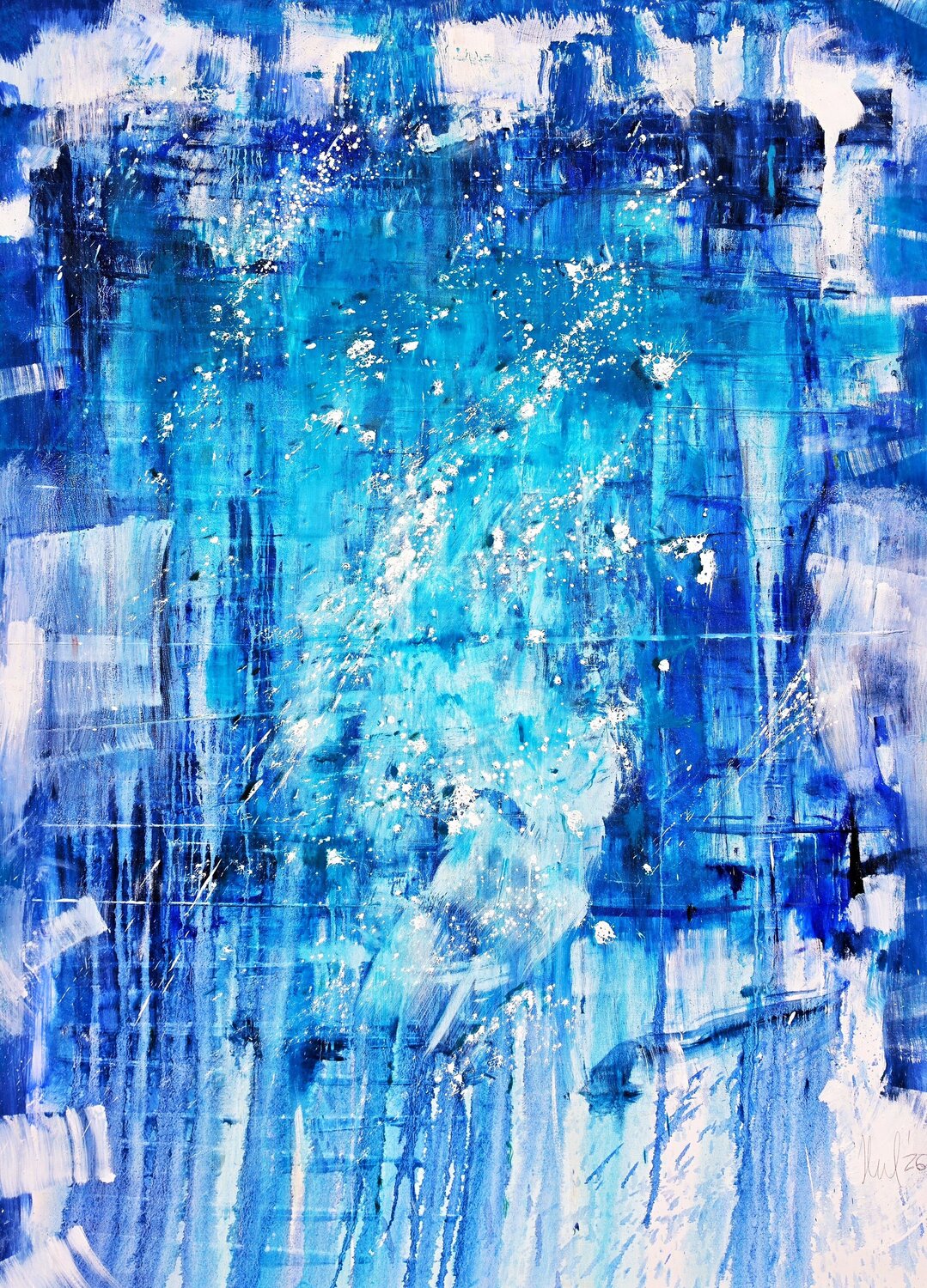 Katarakt Ernst-Martin HEEL Original painting for sale