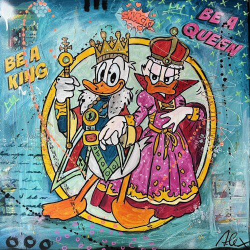 BE A KING, BE A QUEEN by Alexandra Machmar, Painting for Sale on Select