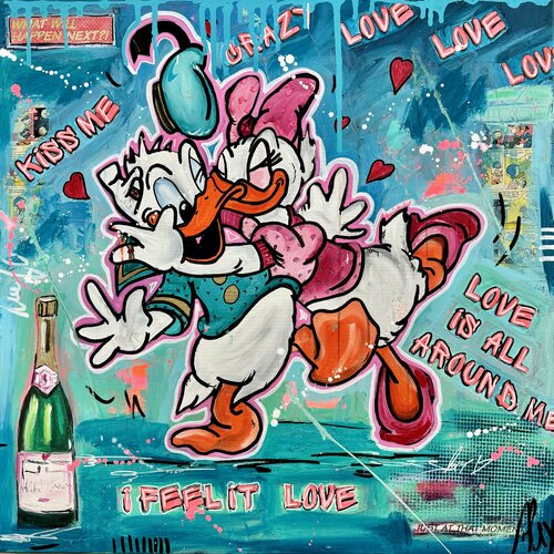 Love is all around by Alexandra Machmar, Painting for Sale on Select