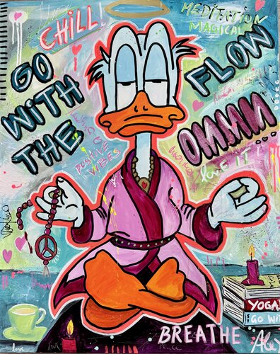GO WITH THE FLOW by Alexandra Machmar, Painting for Sale on Select