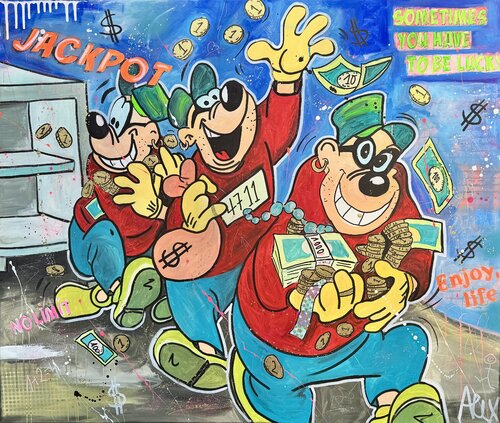 JACKPOT by Alexandra Machmar, Painting for Sale on Select