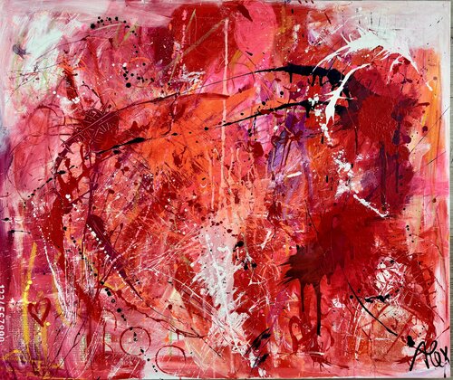 FEEL MY FIRE BURNING by Alexandra Machmar, Painting for Sale on Select