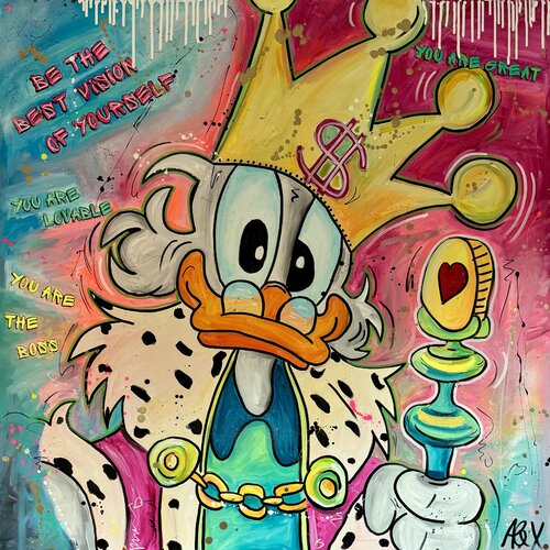 BE THE BEST VISION OF YOURSELF by Alexandra Machmar, Painting for Sale on Select