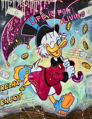 LIFE IS FOR LIVING by Alexandra Machmar, Painting for Sale on Select