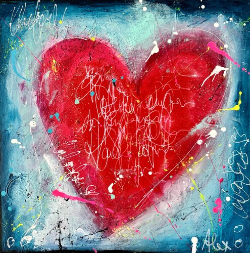 HEARTBEAT 2 by Alexandra Machmar, Painting for Sale on Select