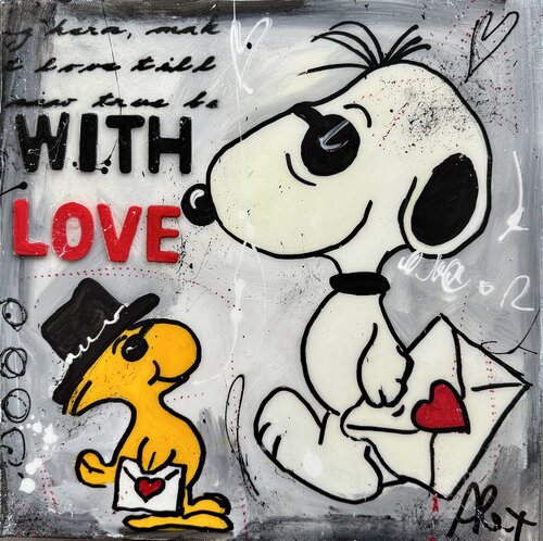 WITH LOVE by Alexandra Machmar, Painting for Sale on Select
