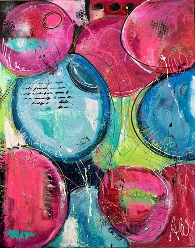 UND DAZWISCHEN WIR by Alexandra Machmar, Painting for Sale on Select