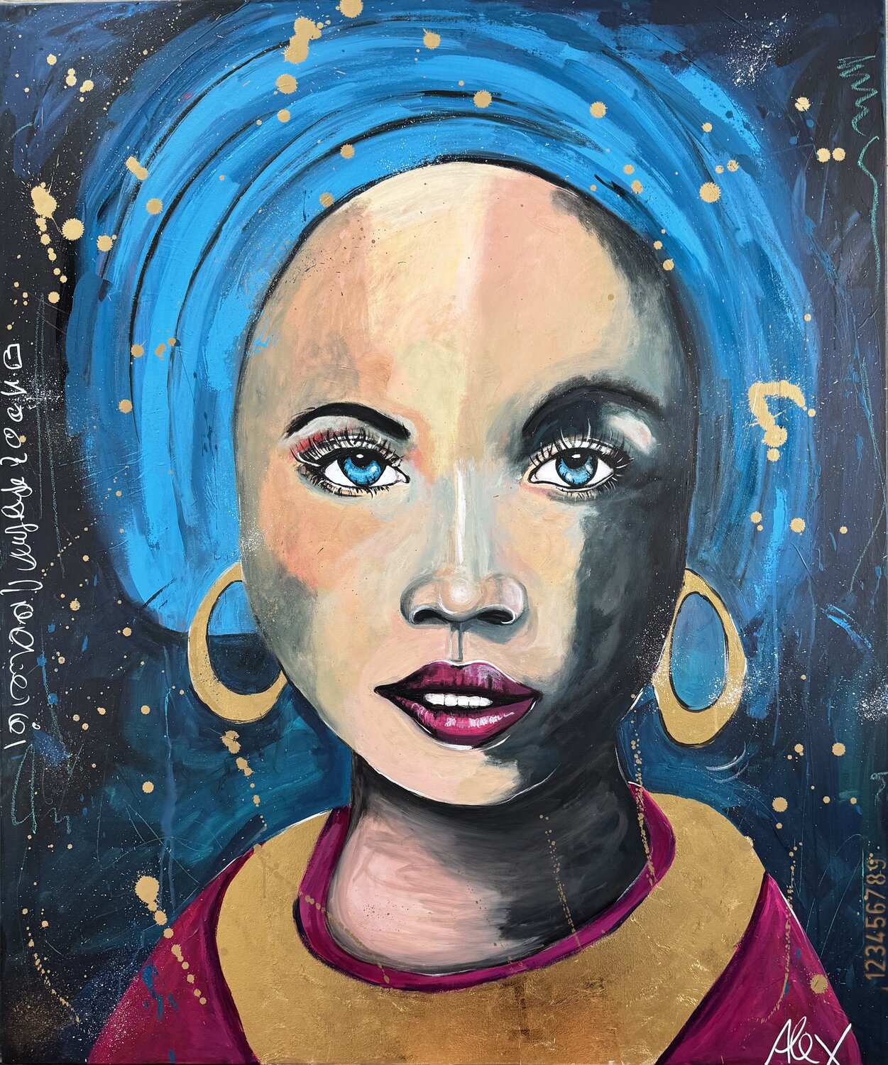 Ruby Alexandra Machmar Original painting for sale