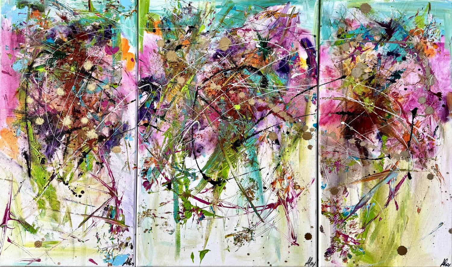 ALIVE Alexandra Machmar Original painting for sale