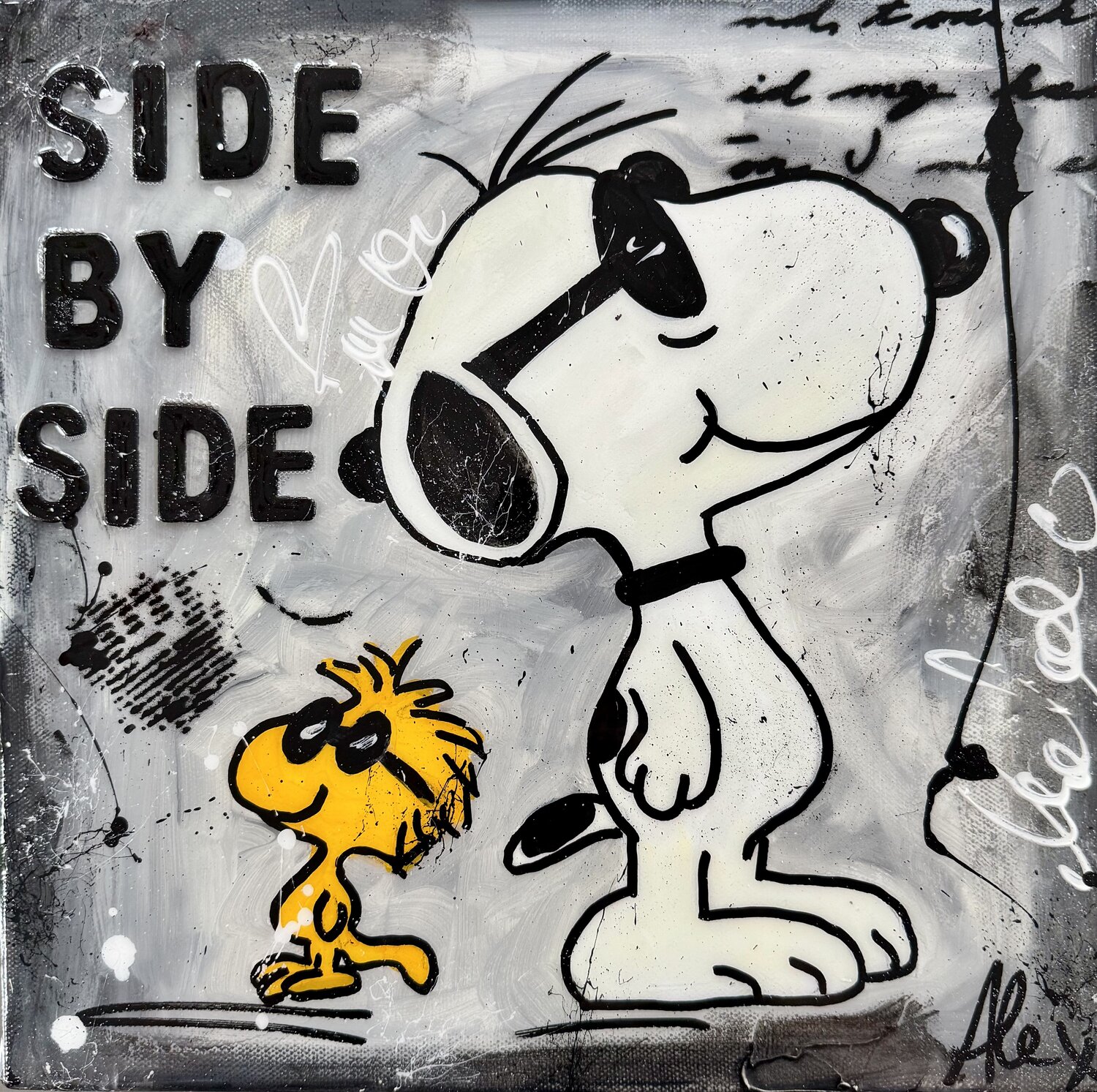 SIDE BY SIDE Alexandra Machmar Original painting for sale