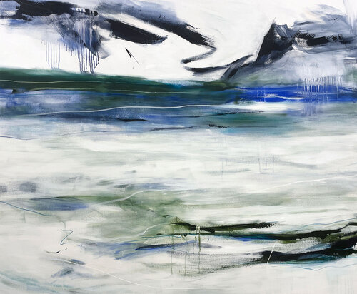 And The Rain Came by Cheryl Harrison, Painting for Sale on Select