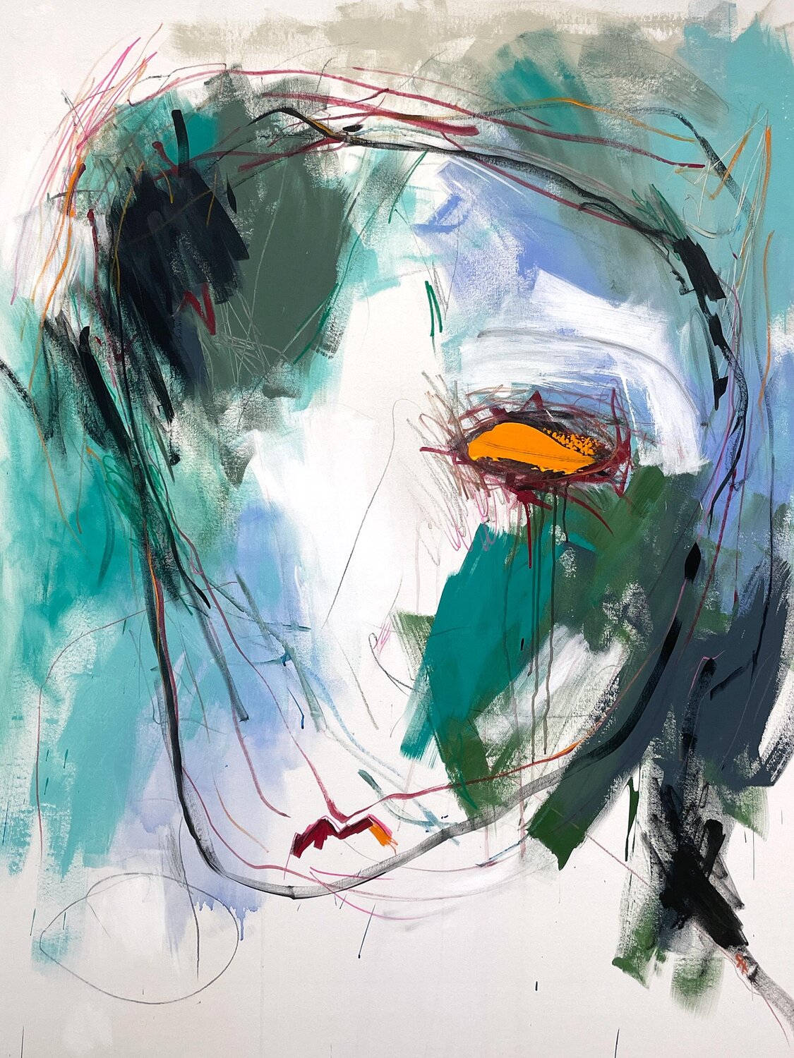 I Know You Cheryl Harrison Original painting for sale
