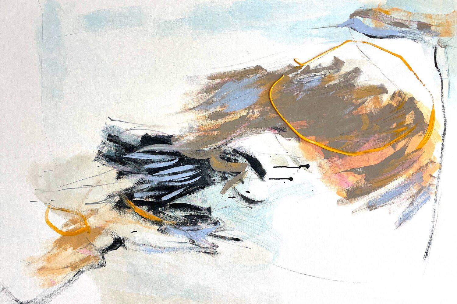 Turn And Burn Cheryl Harrison Original painting for sale