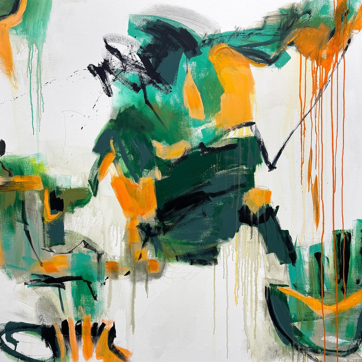 Wild Ground Cheryl Harrison Originalgemälde zu verkaufen