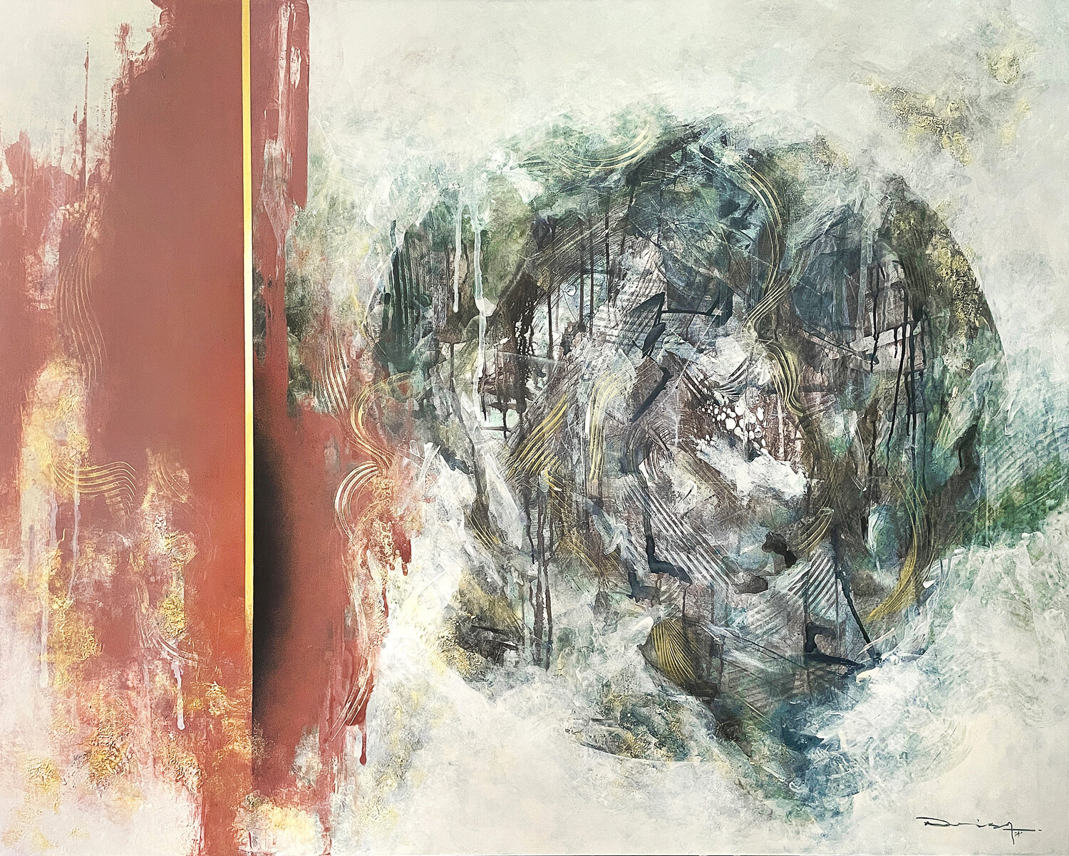 Dreamscape Rift Peisy Ting Original painting for sale