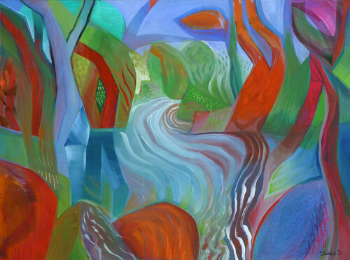 'THE WATERS BEYOND REACH' by Tillian ·, Painting for Sale on Select