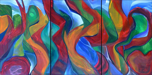 ‘RIVER SONG’ by Tillian ·, Painting for Sale on Select