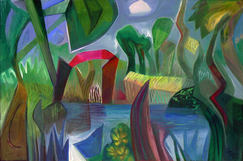 'THE MAGIC GATE' by Tillian ·, Painting for Sale on Select