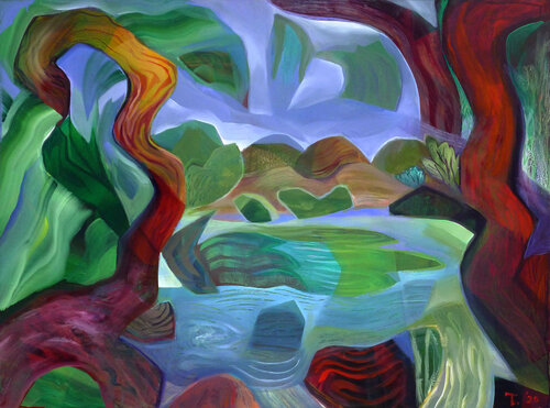 'THE KISS OF TIME' by Tillian ·, Painting for Sale on Select
