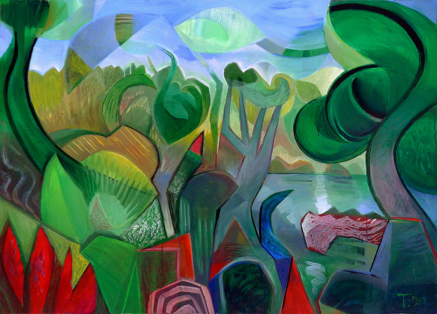 'THE LOST FRUITS' Tillian · Original painting for sale