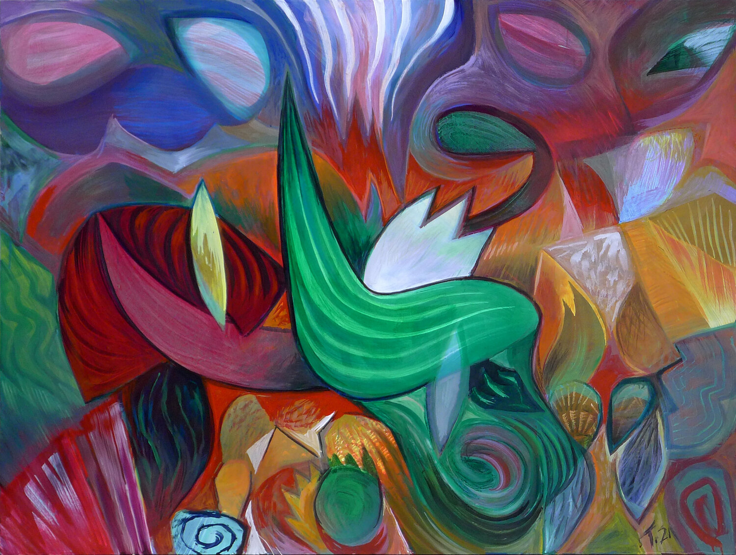 'CHRYSOPOEIA' Tillian · Original painting for sale