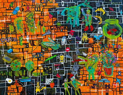 Road movie by Frob, Painting for Sale on Select