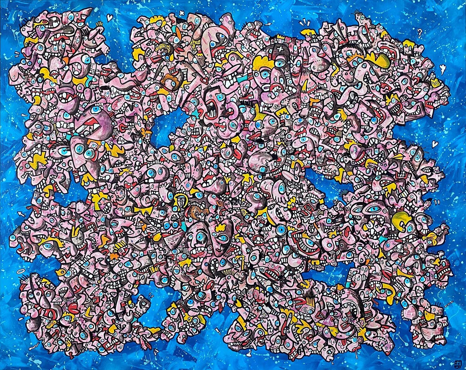 De la balle Frob Original painting for sale
