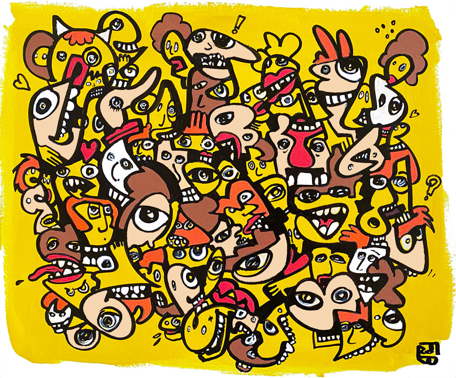 Cortège Frob Original painting for sale