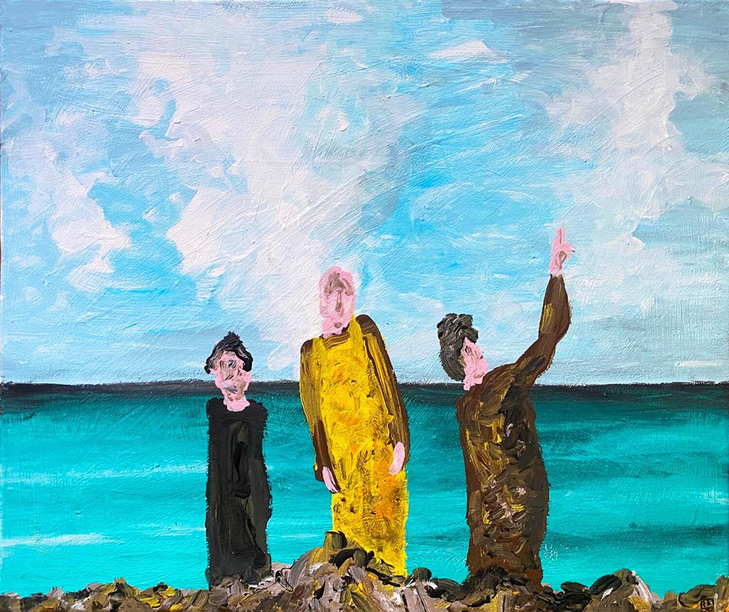 La ballade de la cousine Frob Original painting for sale