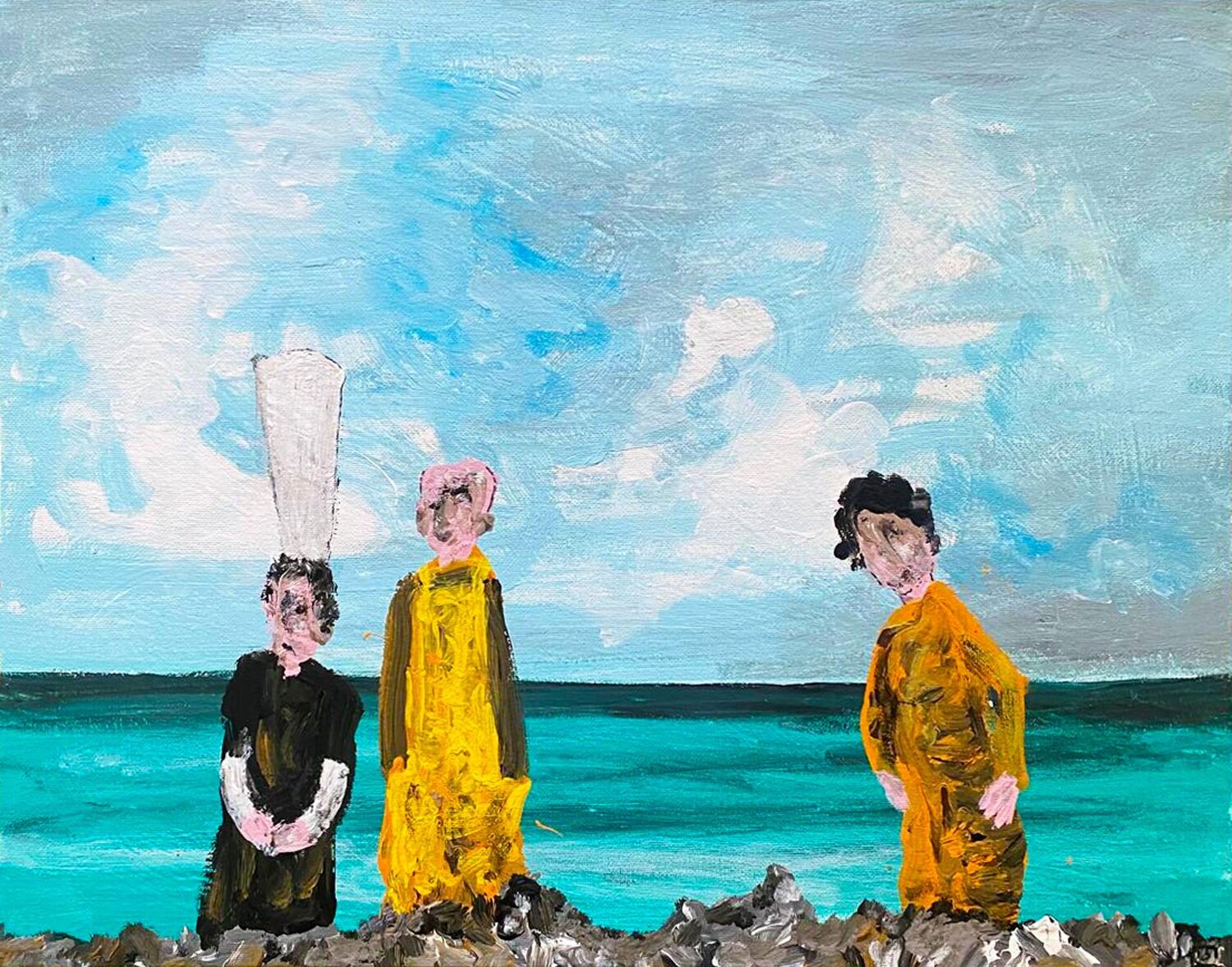 La parisienne Frob Original painting for sale