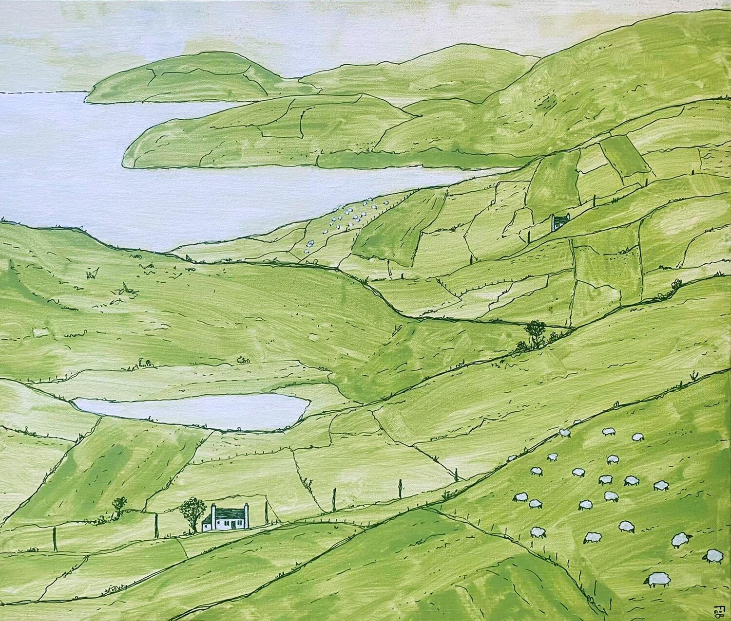 Gwer 1 Frob Original painting for sale