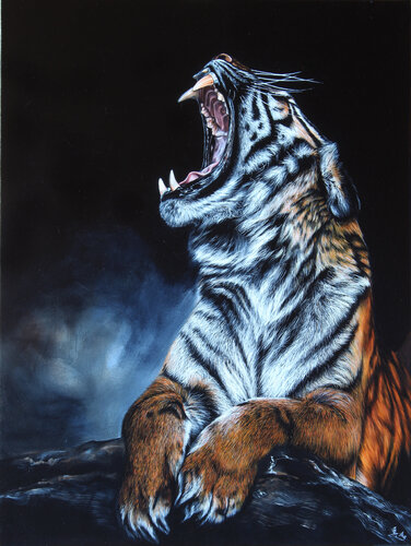 Tiger by Marie Madej, Painting for Sale on Select
