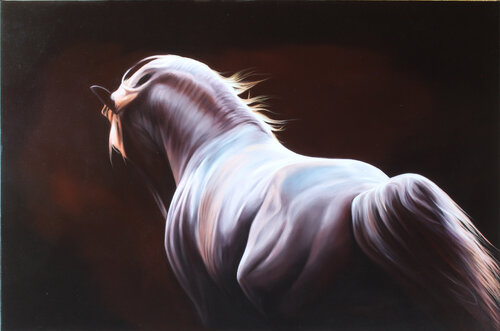 Beauty in the shadows by Marie Madej, Painting for Sale on Select