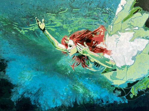 Close your eyes. Clear your heart. by Kerry A. Inkster, Painting for Sale on Select