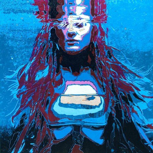 Cause I am a Superwoman, Yes I am by Kerry A. Inkster, Painting for Sale on Select