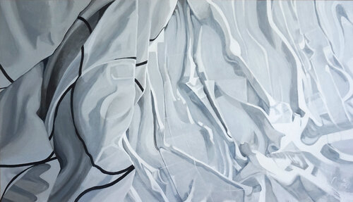 Insomnia- [ a bed piece about bed peace ] by Marit Otto, Painting for Sale on Select