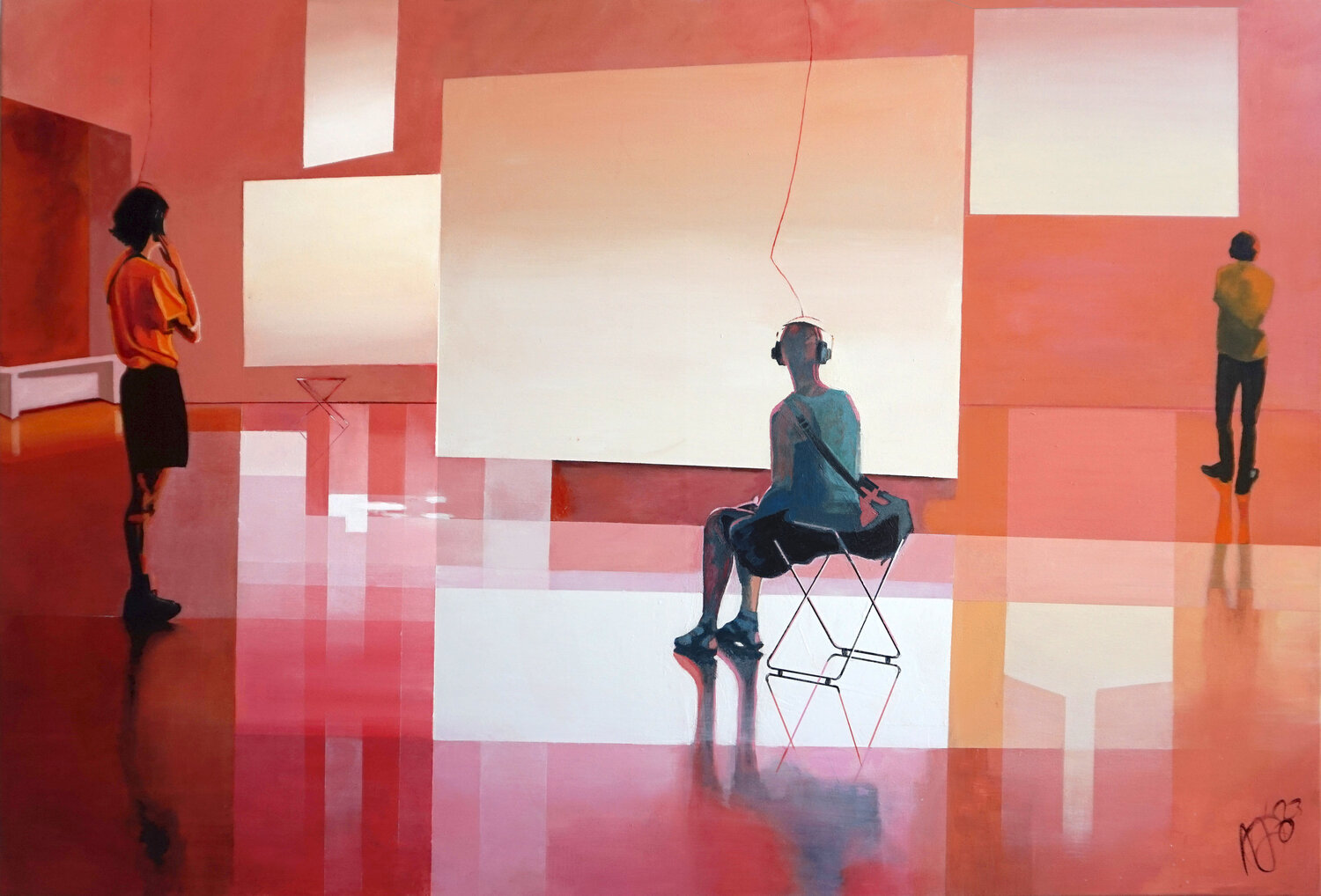 Virgin Screens Marit Otto Original painting for sale