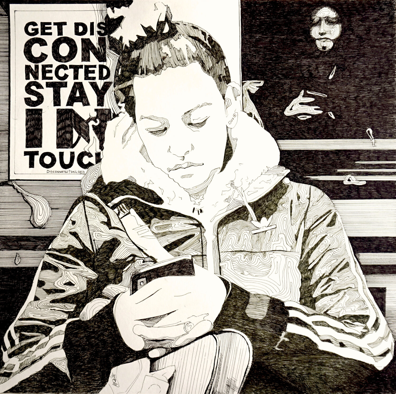 Serenity Now Marit Otto Drawing for sale