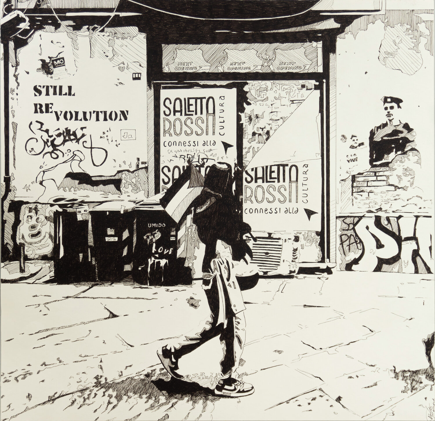 Occupied Marit Otto Drawing for sale