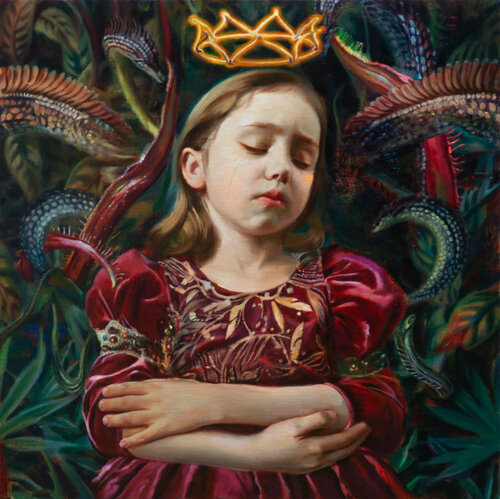 Paradoxical Sleep by Anastasia Borodina, Painting for Sale on Select
