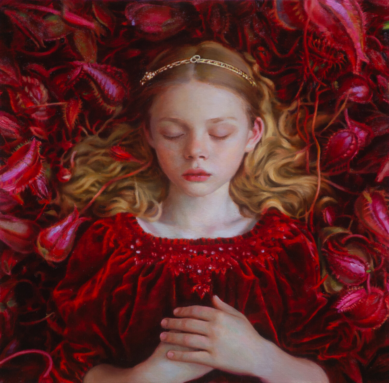 Sleeping Beauty Anastasia Borodina Original painting for sale