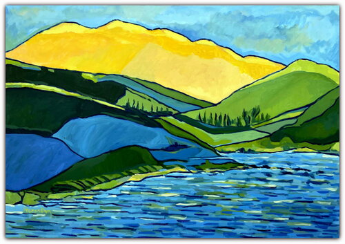 The Holy Mountain by Jacques Sterenberg, Painting for Sale on Select