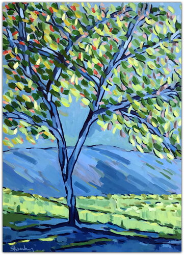 The Twin Tree by Jacques Sterenberg, Painting for Sale on Select