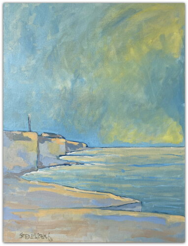 The Northern Cliffs by Jacques Sterenberg, Painting for Sale on Select