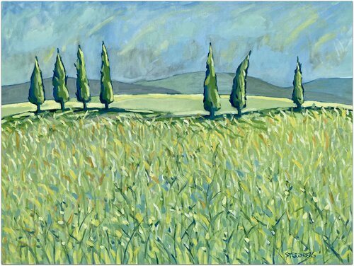 Wheat Fields by Jacques Sterenberg, Painting for Sale on Select