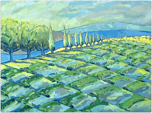 On the way to Binyamina by Jacques Sterenberg, Painting for Sale on Select