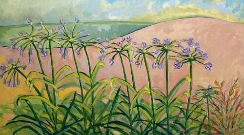 The Pink Swell by Jacques Sterenberg, Painting for Sale on Select