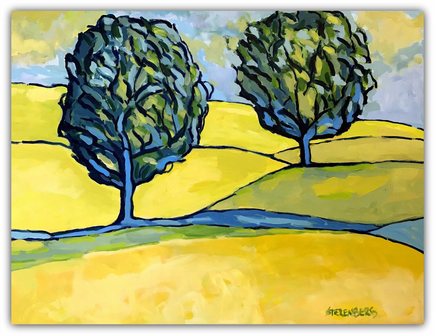 Desert Jacques Sterenberg Original painting for sale