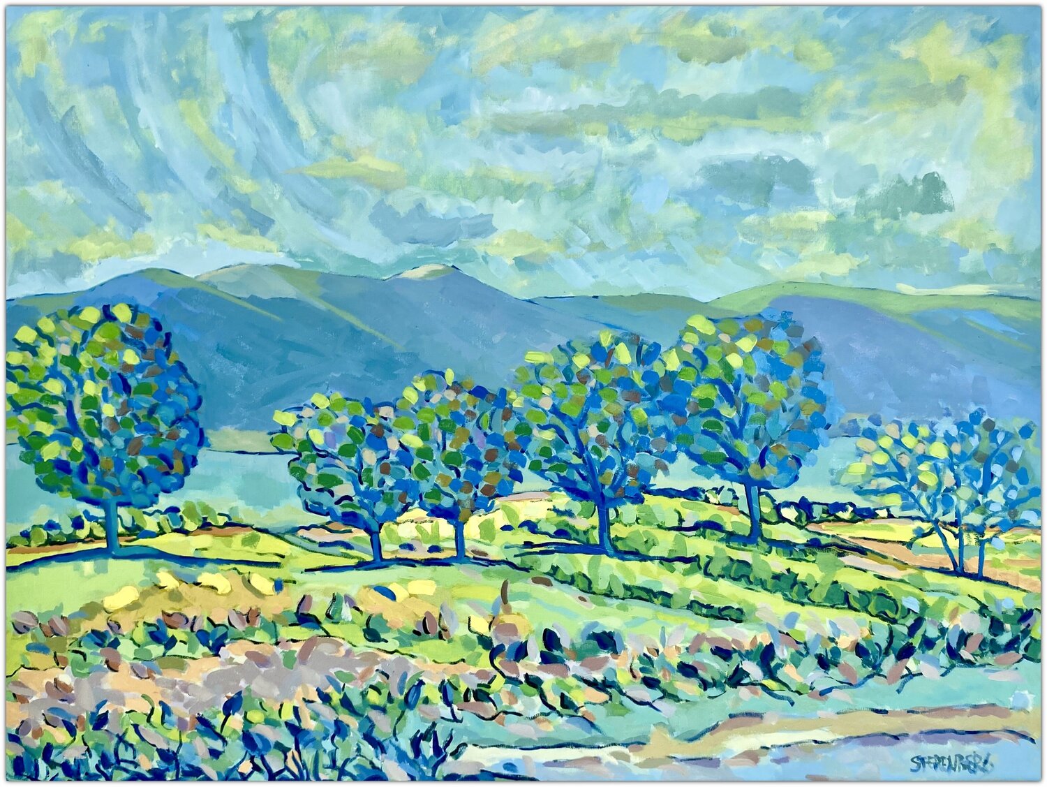 Spring will arrive soon Jacques Sterenberg Original painting for sale